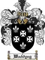 Waddyng coat of arms family crest download