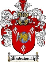 Wadesworth coat of arms family crest download