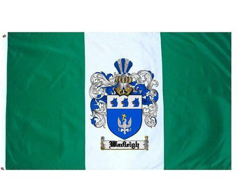 Wadleigh family crest coat of arms flag