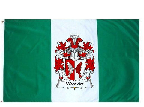 Wadwicz family crest coat of arms flag