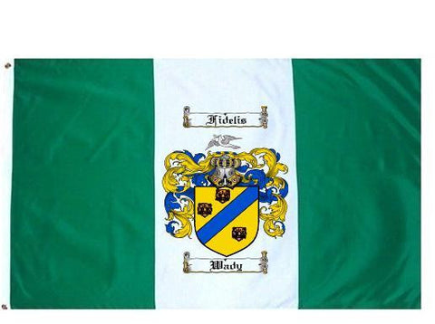 Wady family crest coat of arms flag