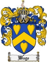 Wage coat of arms family crest download