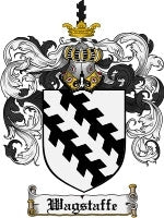 Wagstaffe coat of arms family crest download