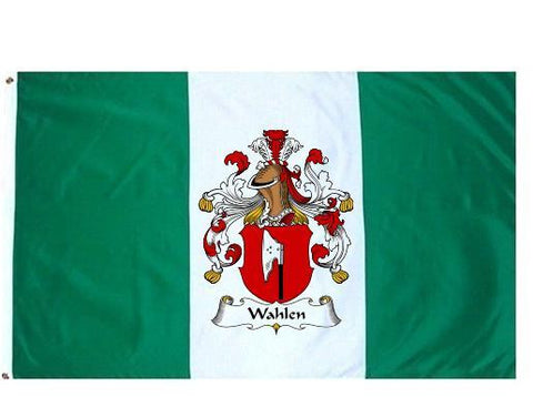 Wahlen family crest coat of arms flag