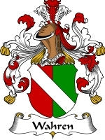 Wahren coat of arms family crest download