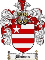 Waison coat of arms family crest download