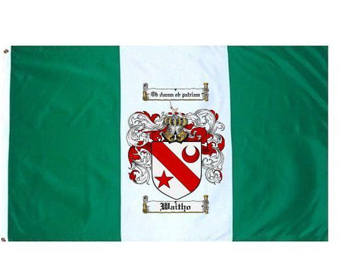 Waitho family crest coat of arms flag