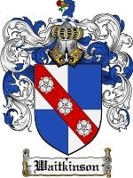 Waitkinson coat of arms family crest download