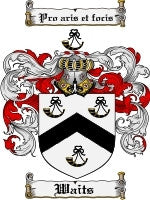 Waits coat of arms family crest download