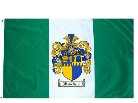 Wakefield family crest coat of arms flag