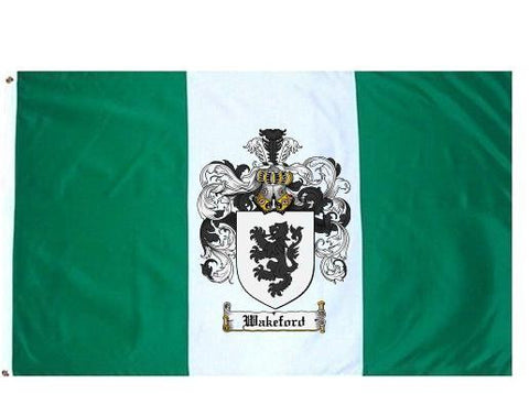 Wakeford family crest coat of arms flag