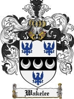 Wakelee coat of arms family crest download