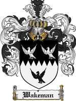 Wakeman coat of arms family crest download