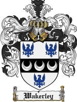 Wakerley coat of arms family crest download