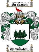 Wakinshaw coat of arms family crest download