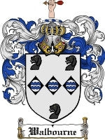 Walbourne coat of arms family crest download