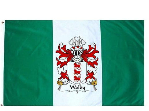 Walby family crest coat of arms flag