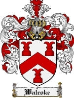 Walcoke coat of arms family crest download