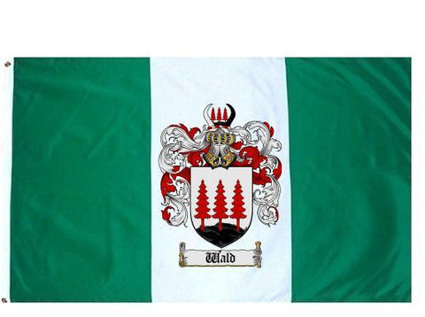 Wald family crest coat of arms flag