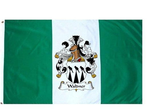 Waldner family crest coat of arms flag