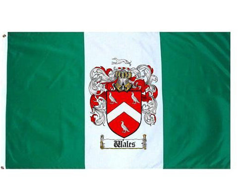 Wales family crest coat of arms flag