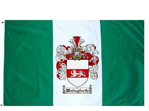 Walingforth family crest coat of arms flag