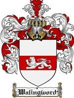 Walingword coat of arms family crest download