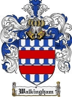 Walkingham coat of arms family crest download