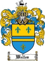 Walles coat of arms family crest download