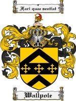 Wallpole coat of arms family crest download