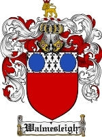 Walmesleigh coat of arms family crest download