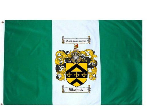 Walpole family crest coat of arms flag