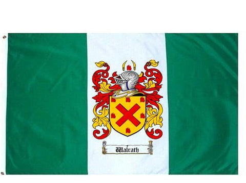 Walrath family crest coat of arms flag