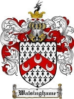 Walsinghame coat of arms family crest download