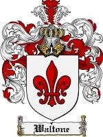 Waltone coat of arms family crest download