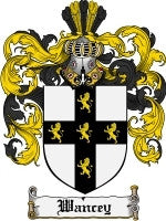 Wancey coat of arms family crest download