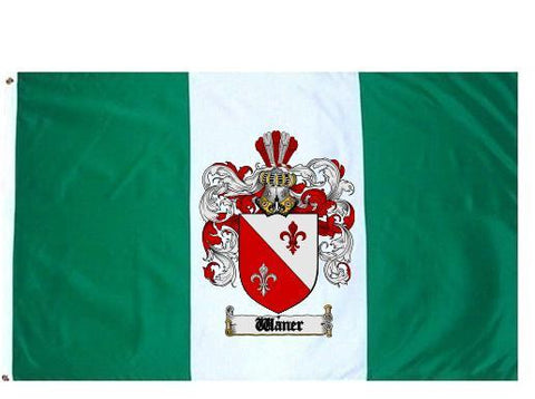 Waner family crest coat of arms flag