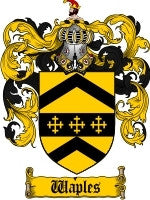 Waples coat of arms family crest download