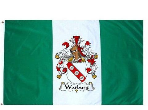 Warburg family crest coat of arms flag