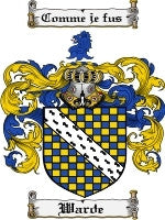 Warde coat of arms family crest download