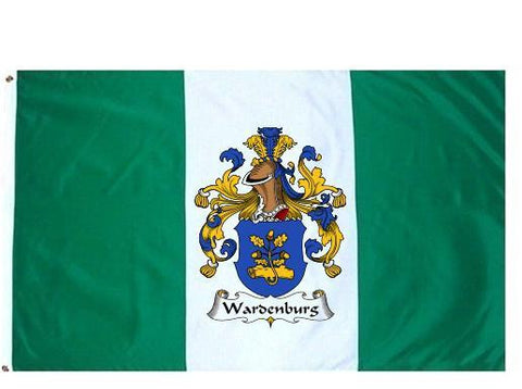 Wardenburg family crest coat of arms flag