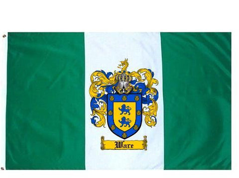 Ware family crest coat of arms flag