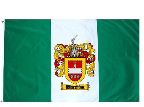 Warehime family crest coat of arms flag