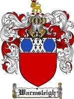 Warmsleigh coat of arms family crest download