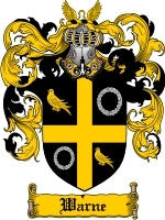 Warne family crest coat of arms emailed to you within 24 hours – Family ...