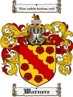 Warnere coat of arms family crest download
