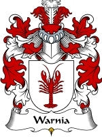 Warnia coat of arms family crest download