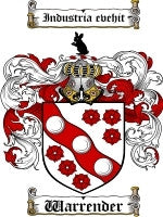 Warrender coat of arms family crest download