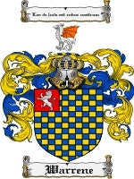 Warrene coat of arms family crest download