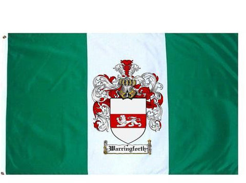 Warringforth family crest coat of arms flag